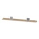 Duravit Étagère miroir Sivida 125x65x3,6 mm, blanc œuf, montée, chrome-1