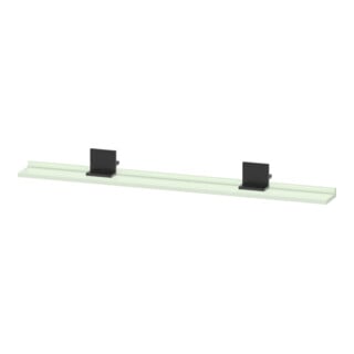 Duravit Étagère miroir Sivida 125x65x3,6 mm, vert mat, montage, blanc