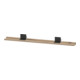 Duravit Étagère miroir Sivida 125x65x3,6mm, marbre œuf, mont., noir-1