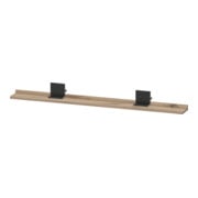 Duravit Étagère miroir Sivida 125x65x3,6mm, marbre œuf, mont., noir