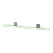 Duravit Étagère miroir Sivida 125x65x3,6mm, vert mat, montée, chrome
