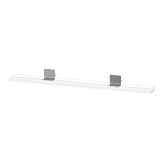 Duravit Étagère miroir Sivida 133x65x3,6 mm, blanc hgl, montée, chrome