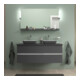 Duravit Étagère miroir Sivida 133x65x3,6 mm, graph ma, montée, chrome-2