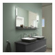 Duravit Étagère miroir Sivida 133x65x3,6 mm, graph ma, montée, chrome