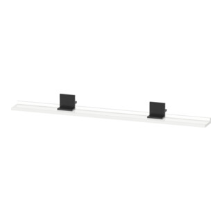 Duravit Étagère miroir Sivida 133x65x3,6mm, blanc hgl, montage, noir
