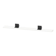 Duravit Étagère miroir Sivida 133x65x3,6mm, blanc, mat, murale, noir