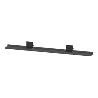 Duravit Étagère miroir Sivida 133x65x3,6mm, graph ma, mont., noir