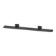 Duravit Étagère miroir Sivida 133x65x3,6mm, graph ma, mont., noir-1