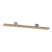 Duravit Étagère miroir Sivida 133x65x3,6mm, marbre œuf, montée, chrome