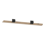 Duravit Étagère Miroir Sivida 133x65x3,6mm, Oeuf Marbre, mont., noir