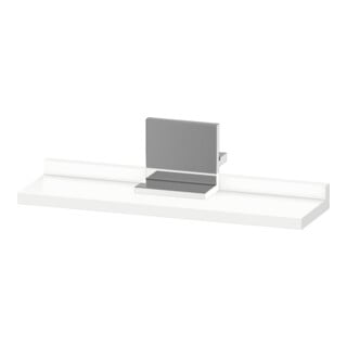Duravit Étagère Miroir Sivida 45x65x3,6 cm, Blanc Mat, montée, chrome