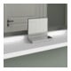 Duravit Étagère Miroir Sivida 45x65x3,6 cm, Blanc Mat, montée, chrome-4