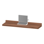 Duravit Étagère miroir Sivida 45x65x3,6 cm, noyer naturel, montée, chrome