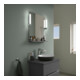 Duravit Étagère miroir Sivida 65x65x3,6 cm, graphite mat, montée, chrome