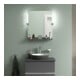 Duravit Étagère miroir Sivida 65x65x3,6 cm, graphite mat, montée, chrome
