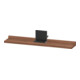 Duravit Étagère miroir Sivida 65x65x3,6 cm, noyer naturel, monté, noir-1