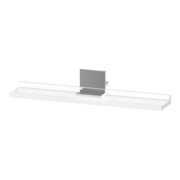 Duravit Étagère Miroir Sivida 65x65x3,6cm, blanc brillant, monté, chrome