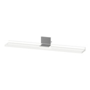 Duravit Étagère miroir Sivida 85x65x3,6 cm, blanc brillant, montée, chrome