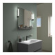 Duravit Étagère miroir Sivida 85x65x3,6 cm, graph ma, mont., noir-4