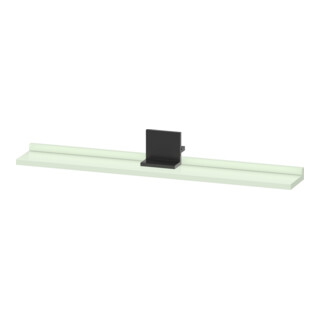 Duravit Étagère miroir Sivida 85x65x3,6 cm, vert mat, montée, blanc