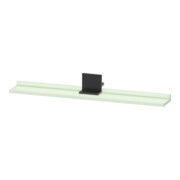 Duravit Étagère miroir Sivida 85x65x3,6 cm, vert mat, montée, blanc
