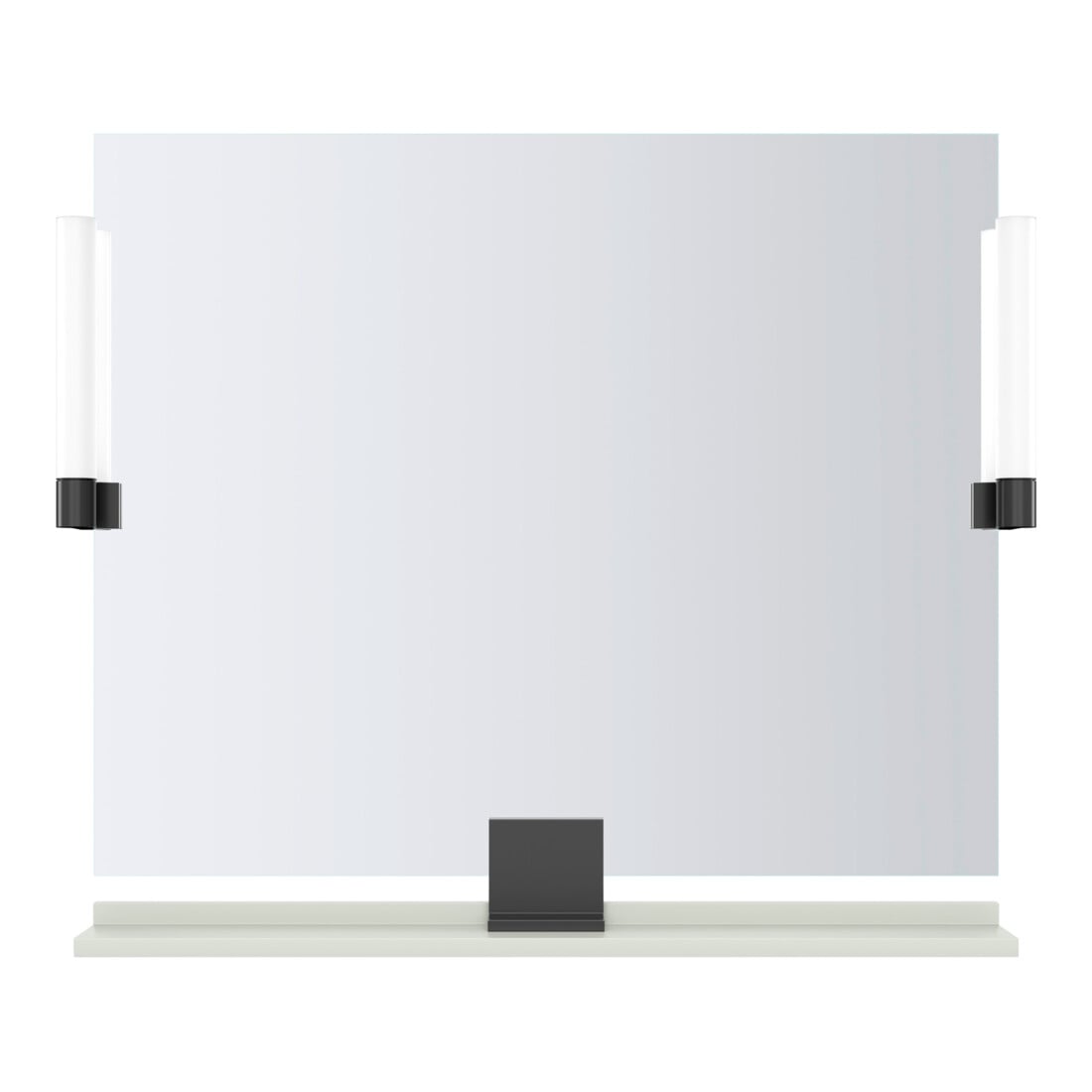 Duravit Étagère miroir Sivida 85x65x3,6 cm, vert mat, montée, blanc