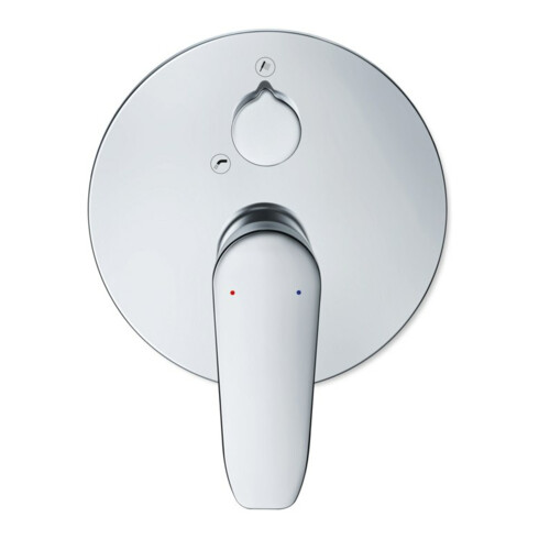 Duravit Fertigmontageset B.1 UP-Wannen-Einhebelmischer, rd, chr, m Umstellventil