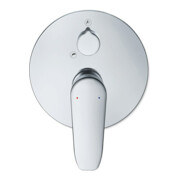 Duravit Fertigmontageset B.1 UP-Wannen-Einhebelmischer, rd, chr, m Umstellventil
