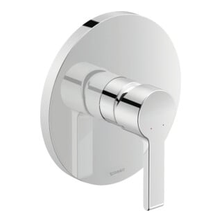 Duravit Fertigmontageset B.2 UP-Brause-Einhebelmischer, rund, chrom