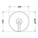 Duravit Fertigmontageset Balcoon UP-Brause-Einhebelmischer, 1 Verbr., rd, ch hgl-3