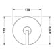 Duravit Fertigmontageset Balcoon UP-Brause-Einhebelmischer, 1 Verbr., rd, sw matt-4