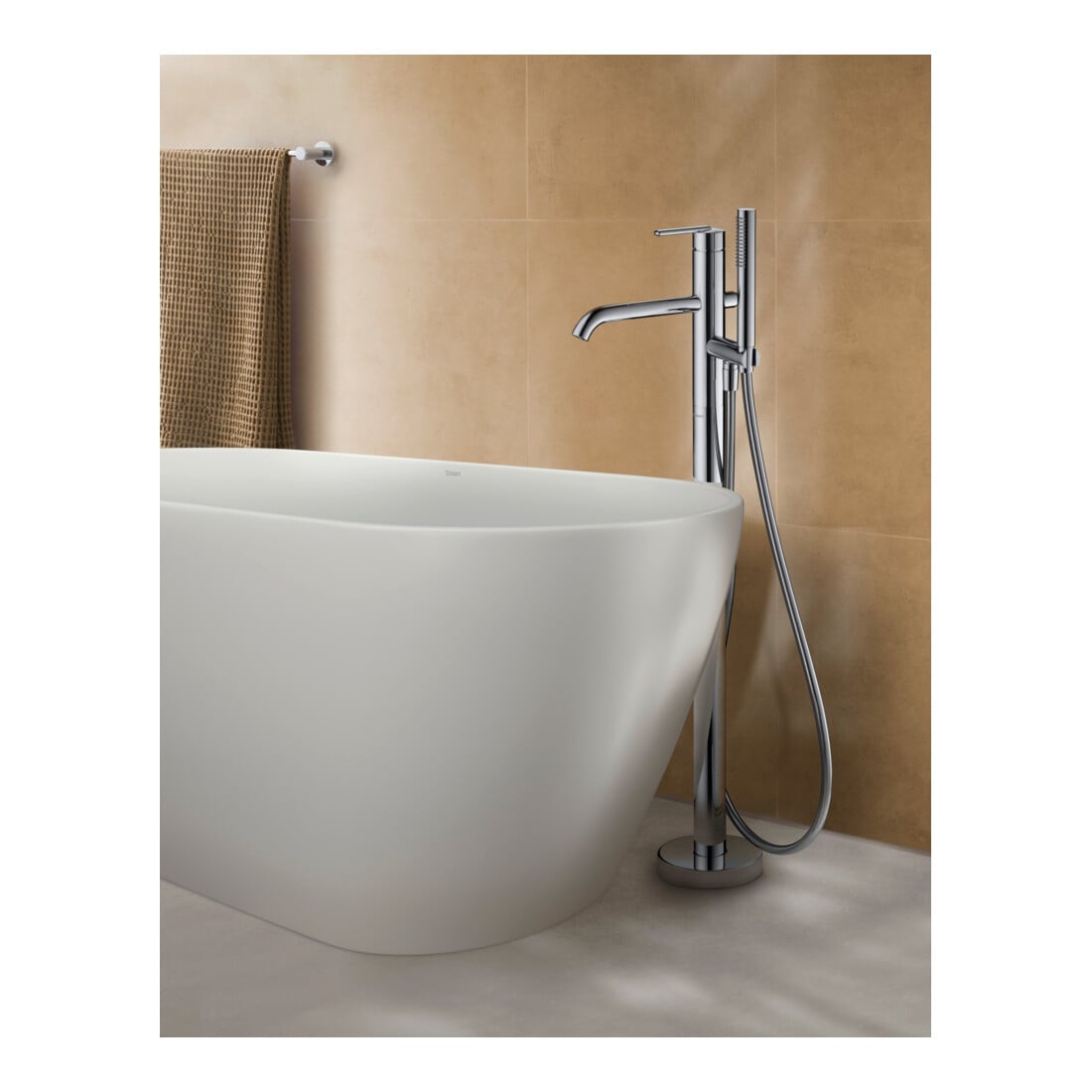 Duravit Fertigmontageset Balcoon UP-WA.-EHM, A 201mm, bodenst., ch hgl