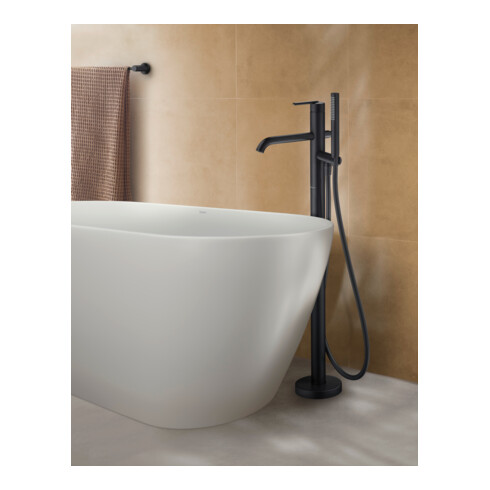 Duravit Fertigmontageset Balcoon UP-WA.-EHM, Ausl. 201mm, bodenst., sw ma