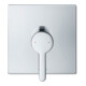 Duravit Fertigmontageset C.1 UP-Brause-Einhebelmischer, eckig, chrom-1