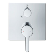 Duravit Fertigmontageset C.1 UP-Brause-Einhebelmischer, m Umstellvent., eck, chr