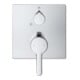 Duravit Fertigmontageset C.1 UP-Brause-Einhebelmischer, m Umstellvent., eck, chr-5