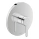 Duravit Fertigmontageset C.1 UP-Brause-Einhebelmischer, rund, chrom-1