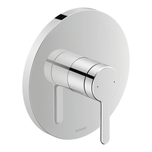 Duravit Fertigmontageset C.1 UP-Brause-Einhebelmischer, rund, chrom