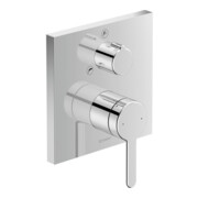 Duravit Fertigmontageset C.1 UP-WA.-EHM, eck, m Umst-V u Kom, chr