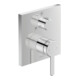 Duravit Fertigmontageset C.1 UP-Wannen-Einhebelmischer, eck., m Umstellvent., chr