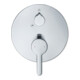 Duravit Fertigmontageset C.1 UP-Wannen-Einhebelmischer, rd, m Umstellvent., chrom
