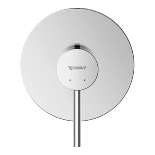 Duravit Fertigmontageset Circle UP-Brause-Einhebelmischer, Rosette rund, chrom
