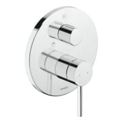 Duravit Fertigmontageset Circle UP-Wannen-Einhebelmischer, Sich.Kombi, chrom