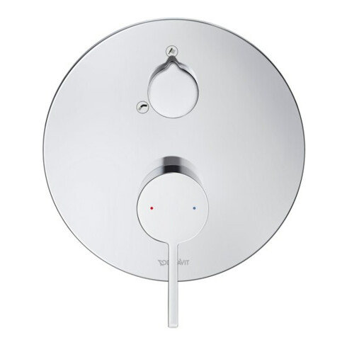 Duravit Fertigmontageset D-Neo UP-Wannen-Einhebelmischer, chrom, mit Umstellventil