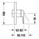 Duravit Fertigmontageset Manhattan UP-Brause-Einhebelmischer, schwarz matt-5