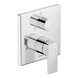 Duravit Fertigmontageset Manhattan UP-Wannen-Einhebelmischer, Sich.Kombi, chrom