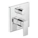 Duravit Fertigmontageset Manhattan UP-Wannen-Einhebelmischer, Umstellventil, chrom-1