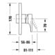 Duravit Fertigmontageset Tulum UP-Brause-Einhebelmischer, 1 Verbr., schwarz matt