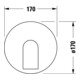 Duravit Fertigmontageset Tulum UP-Brause-Einhebelmischer, 1 Verbr., schwarz matt
