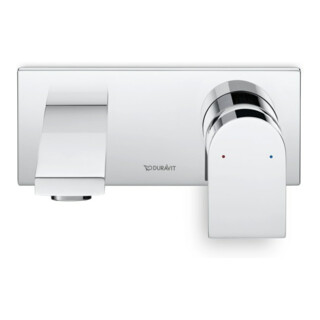 Duravit Fertigmontageset Tulum UP-Waschtisch-Einhebelmischer, Ausladung 171mm, chrom